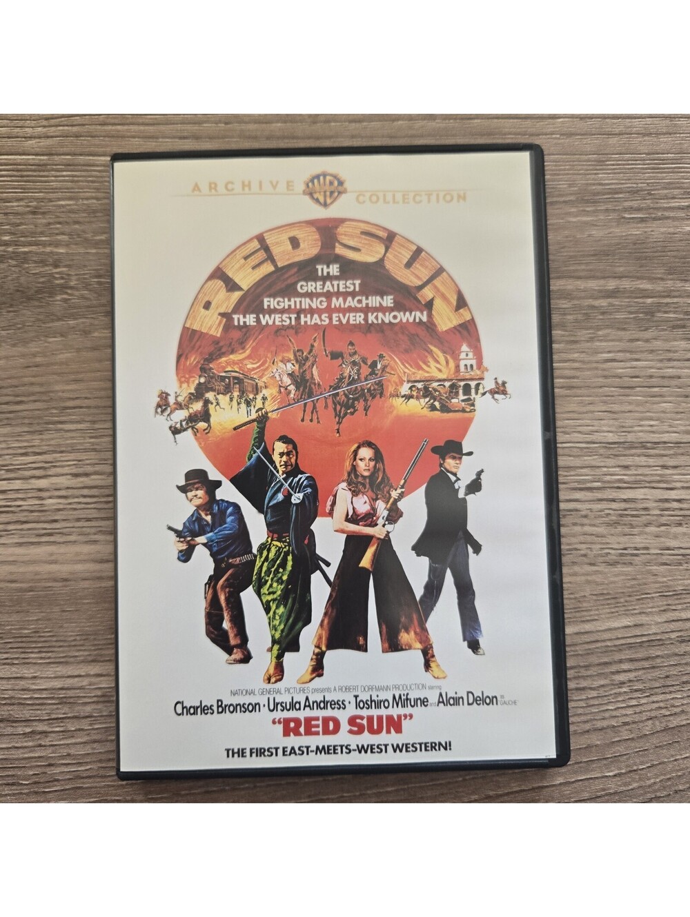 Red Sun DVD Warner Archive Charles Bronson Toshiro Mifune Delon 1971 Western